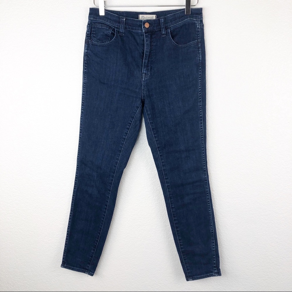 Madewell 10" High Riser Skinny Skinny Dark wash Denim Jeans Size 29